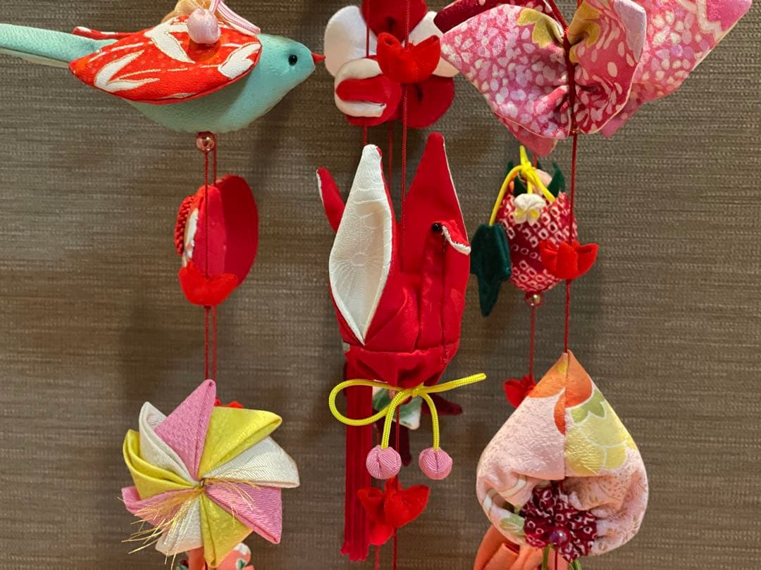 可愛いつるし雛No.116 ひな人形・桃の節句・初節句飾り・さげもんつるし飾り