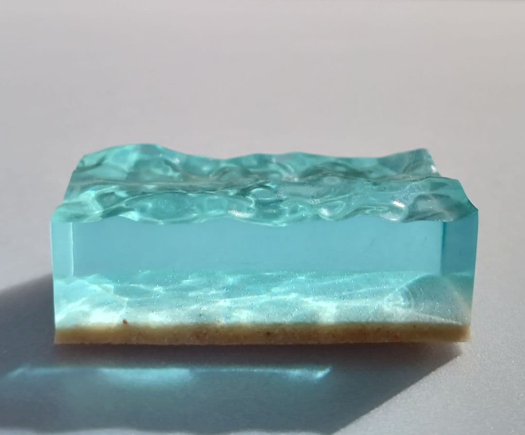 【 かめここ 】エポキシレジン オーシャンアート レジンアート