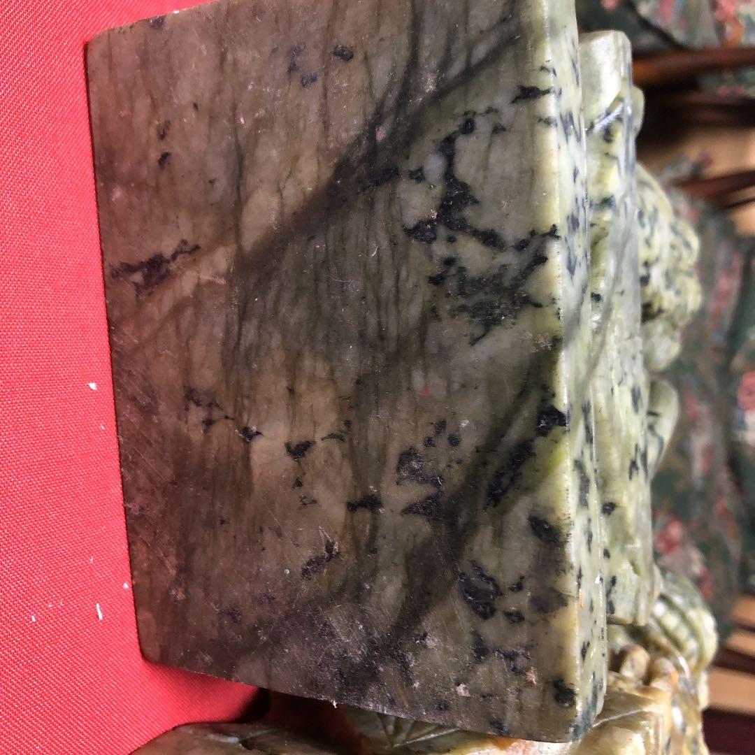 獅子一対置物（石像）