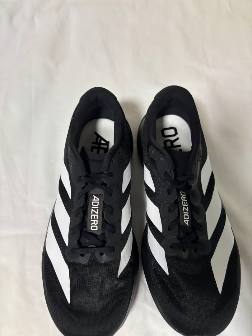 アディゼロEVO SL黒色 26cm 美品　アディダス