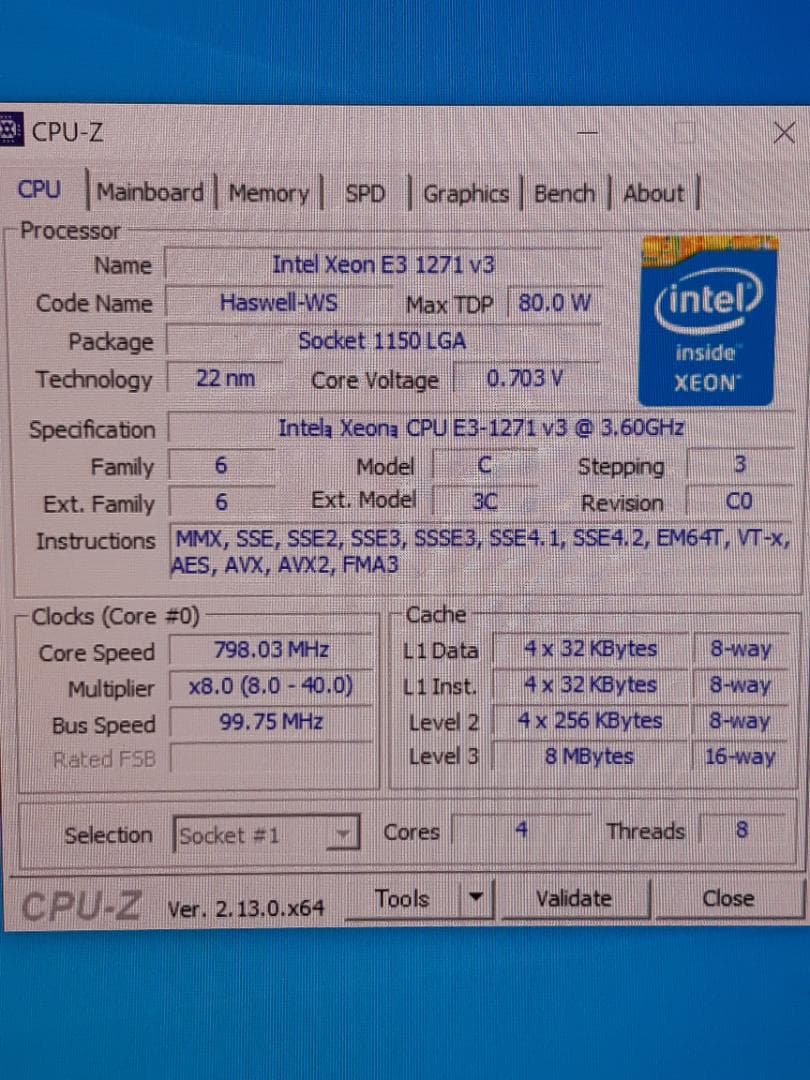 自作PC　MINI-ITX・XEON・16GB・256GB・GT730