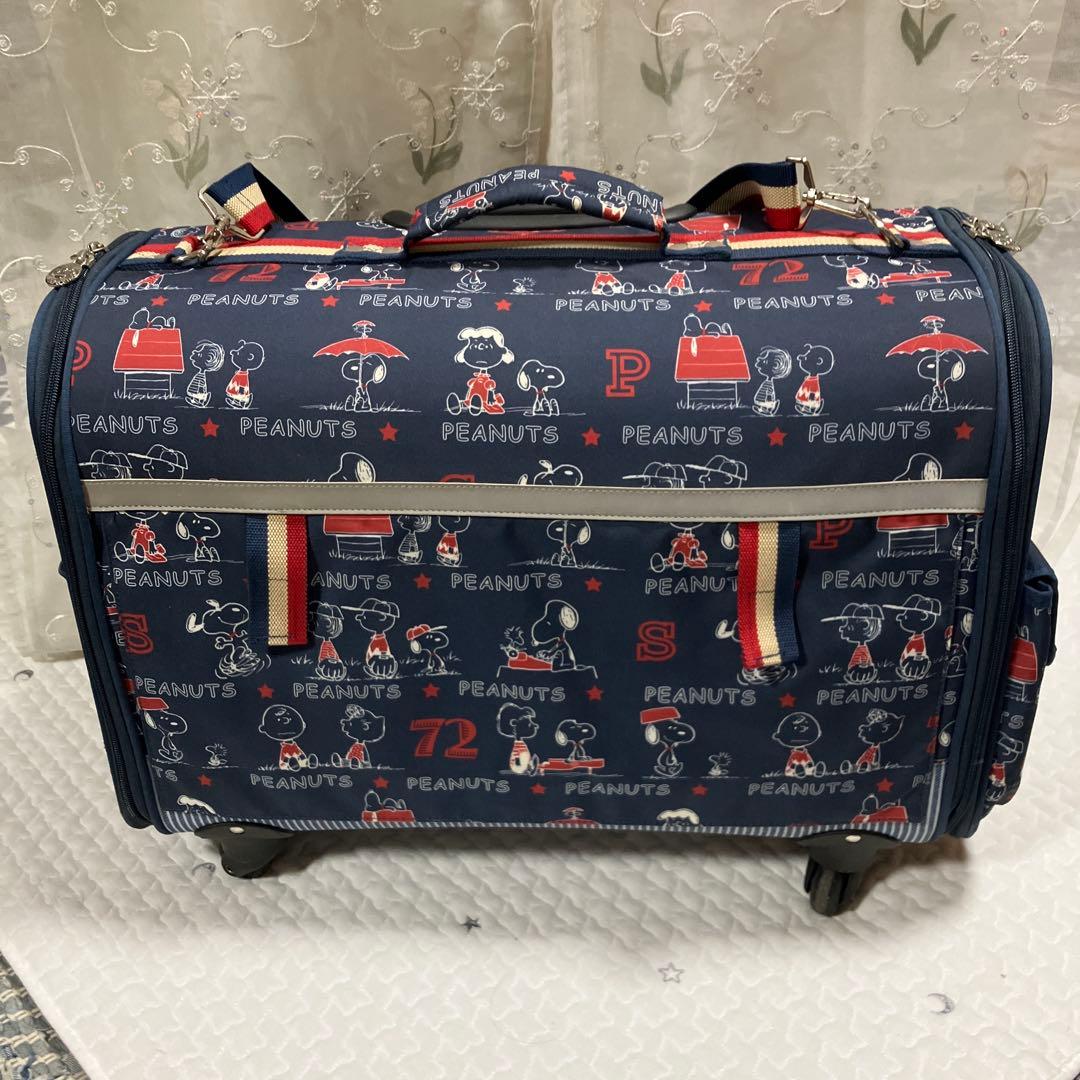 ペットパラダイス PEANUTS スヌーピー キャリーバッグ　キャスター付き 犬