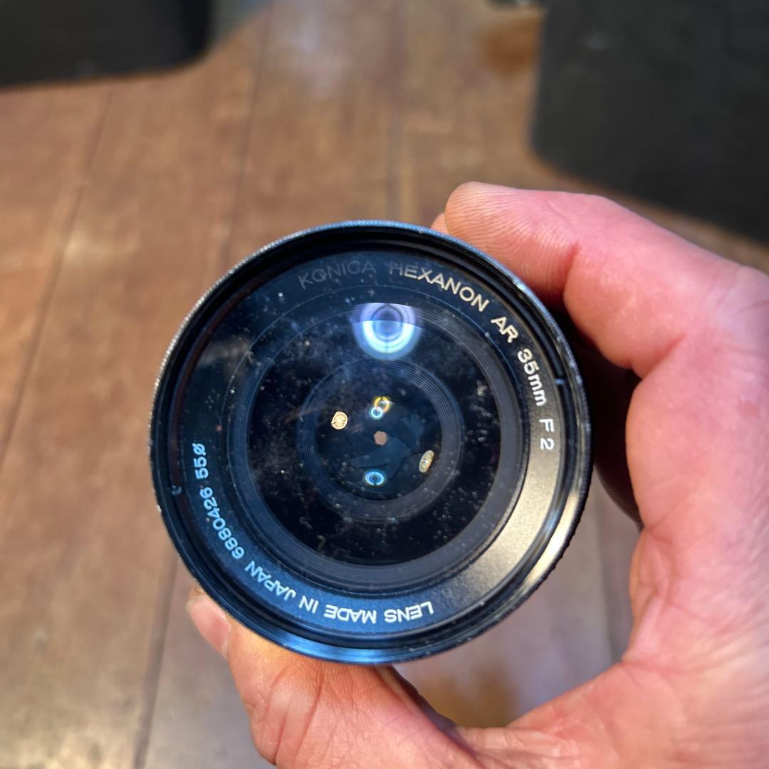 希少　KONICA HELIAR AR 35mm F2 レンズ