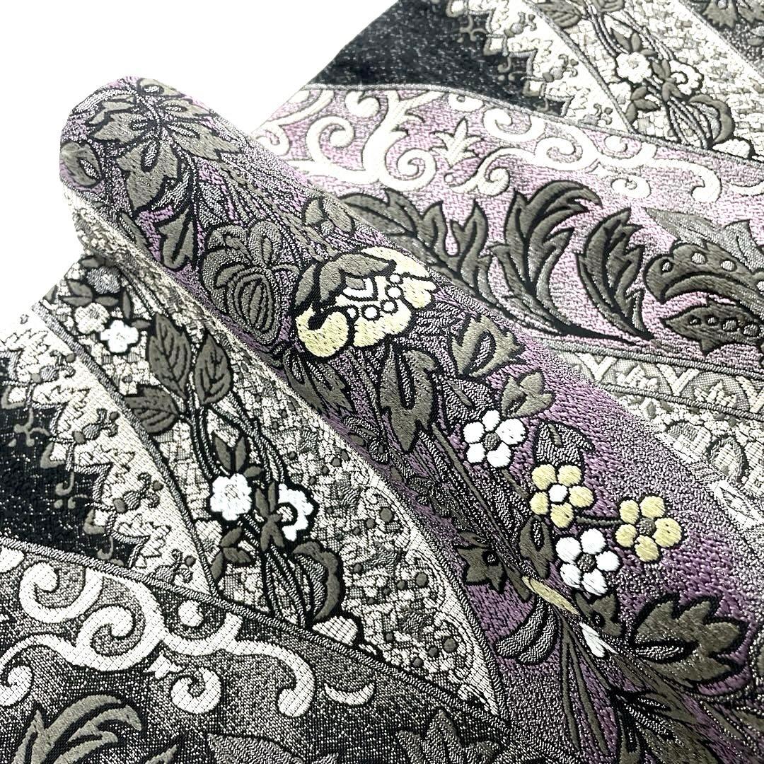 専用帯5117 ●高級 正絹 片面全通 リバーシブル 袋帯