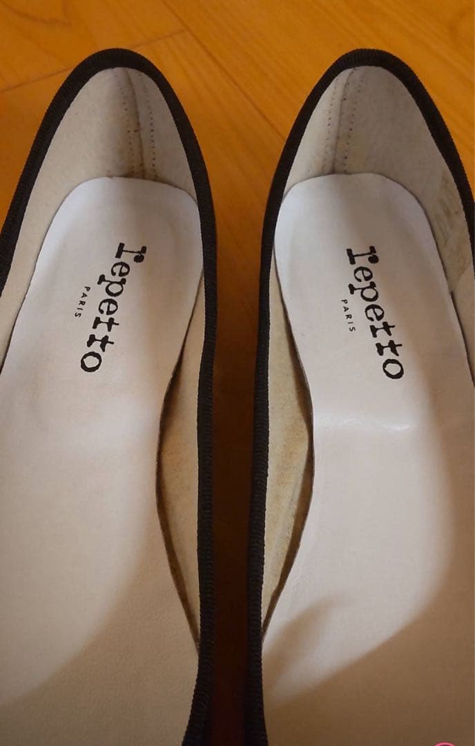 レペット バレエシューズ エナメル 黒 39 ブラック