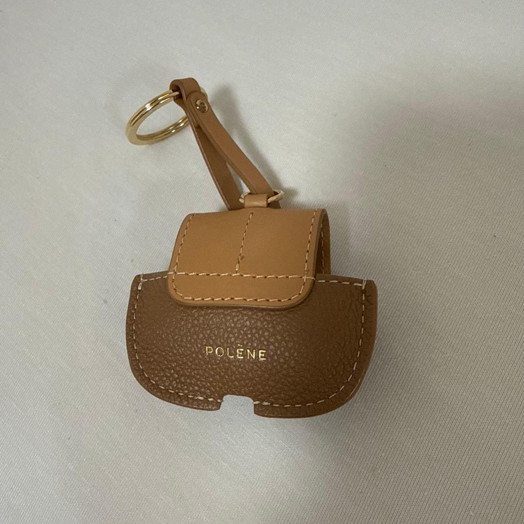 POLENE ブラウンレザー ミニケース