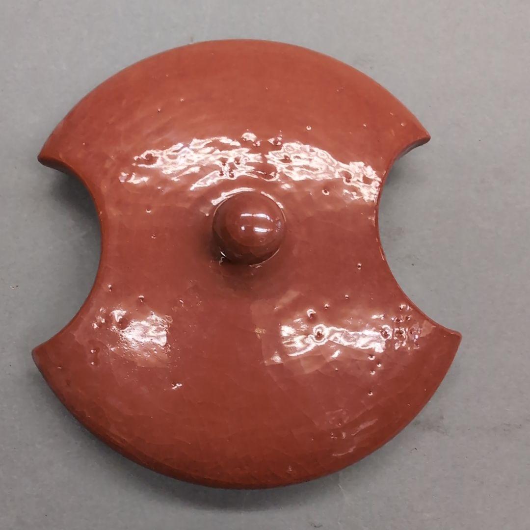 川崎和楽　赤楽　するめ瓦　茶道具