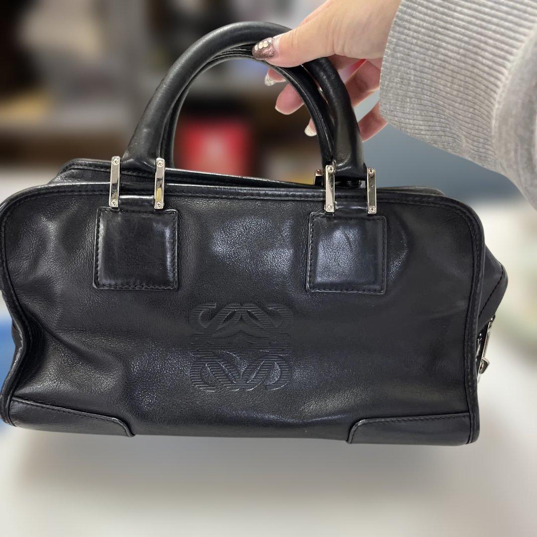 LOEWE DIN AMAZONA ハンドバック　ブラック