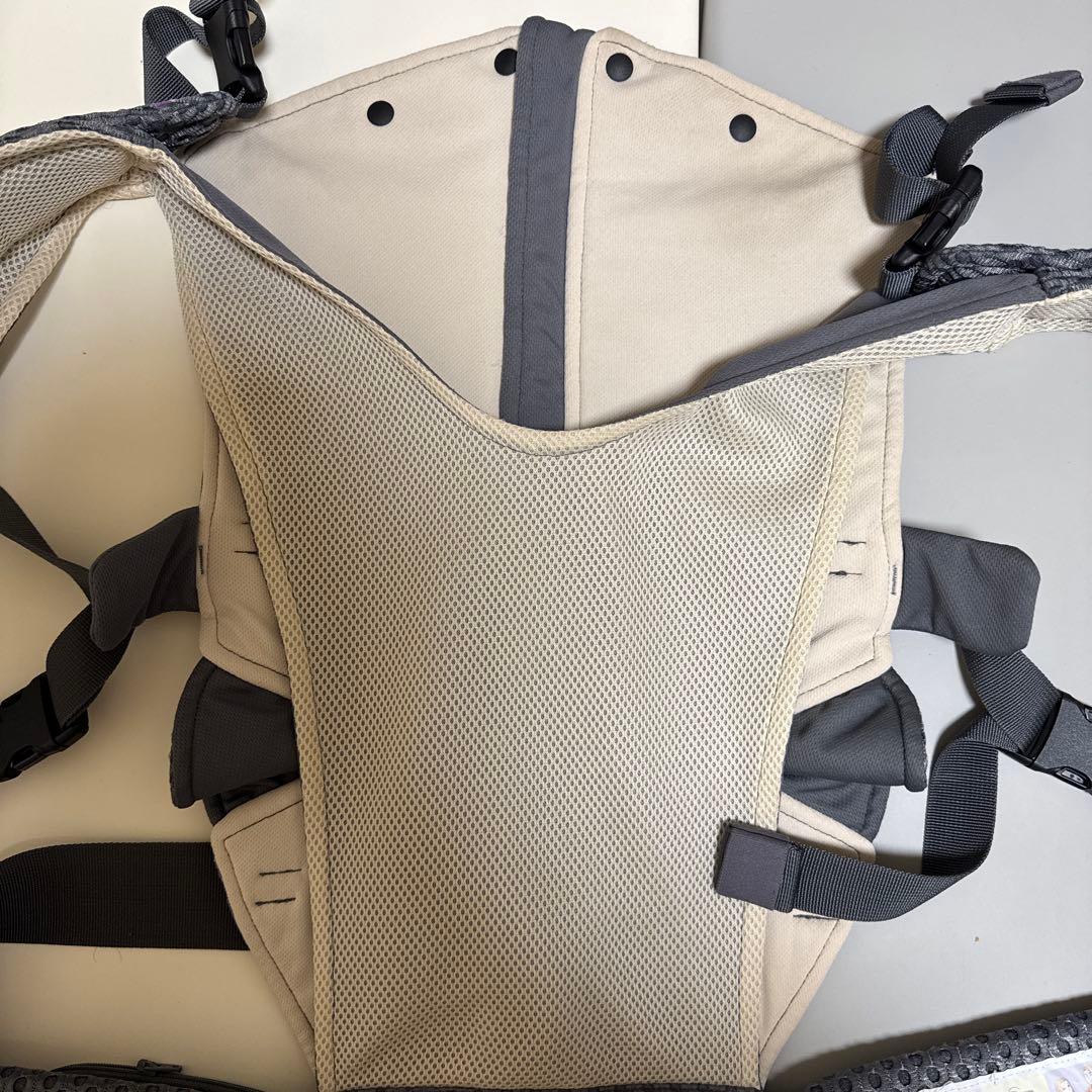 べべスワン 抱っこ紐 シルバーグレー