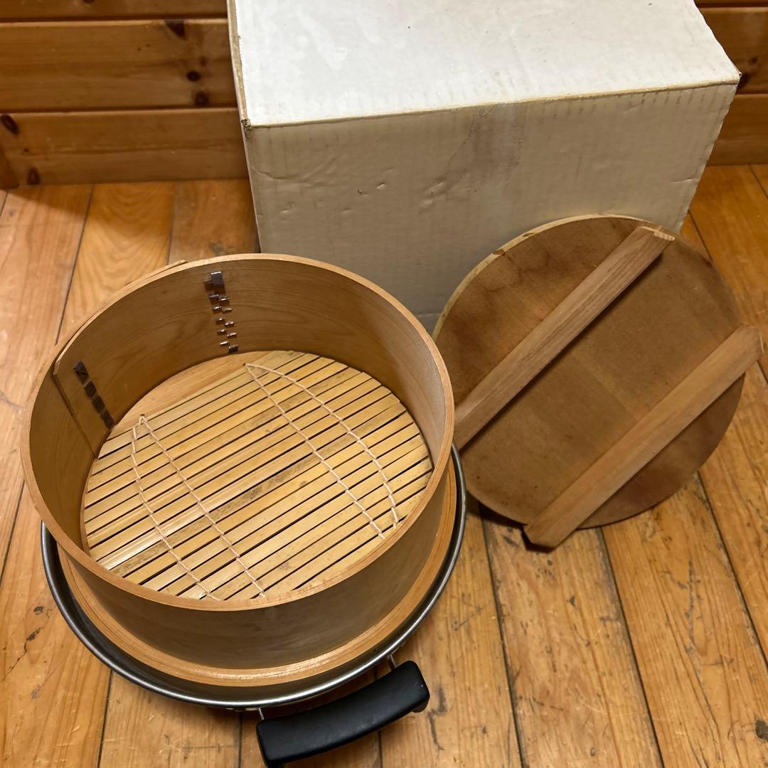 送料無料　和セイロ27㎝　鍋31㎝　蓋　すのこ付き