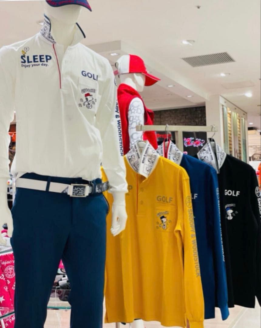 CASTELBAJAC カステルバジャック スポーツ スヌーピー 長袖ポロシャツ