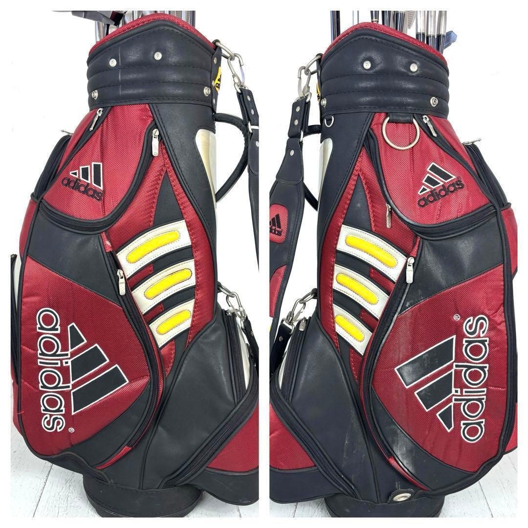 本格派 メンズゴルフクラブ 12本 フルセット ゴルフセット adidas