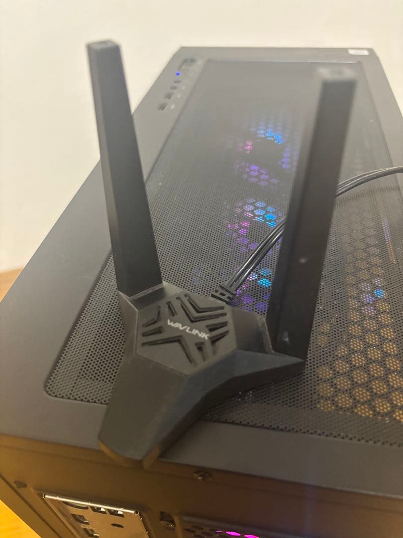 週末値下げ！おまけ付！いろいろ光る！自作ゲーミングPC中古！i7 RTX2070