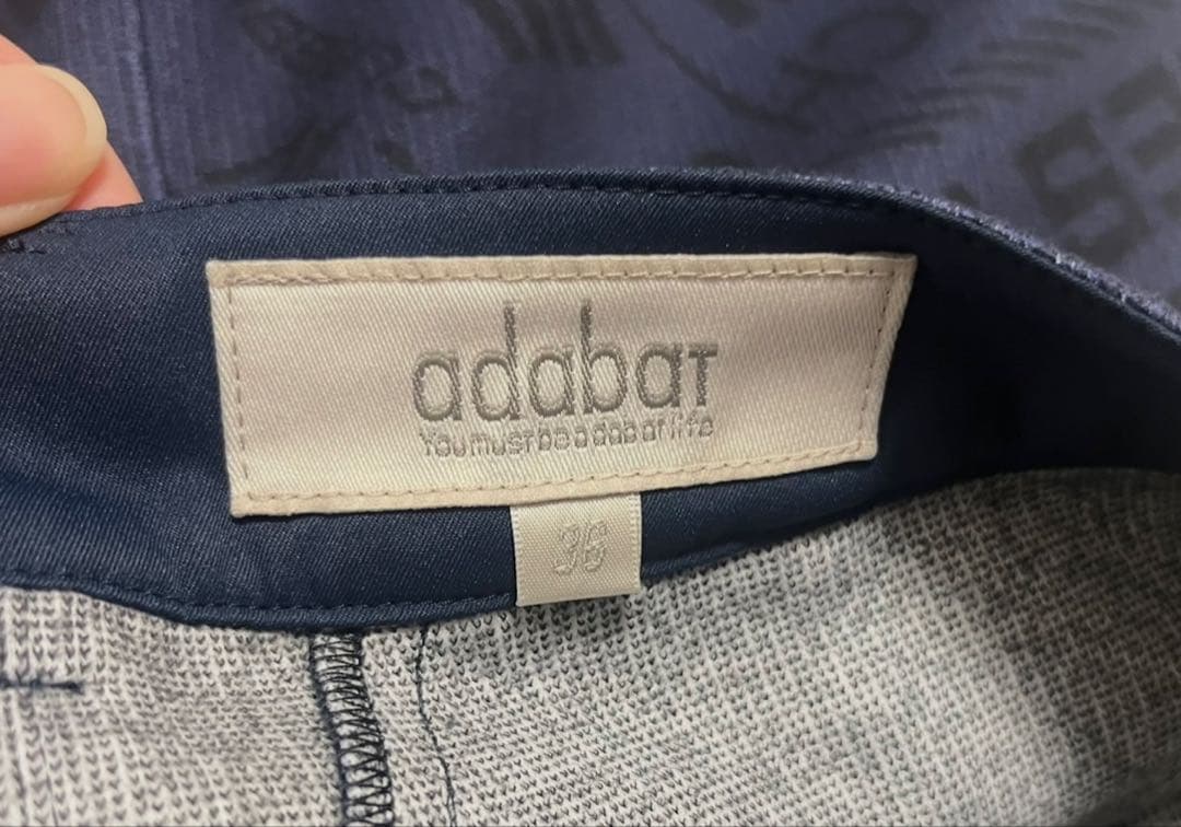 【新品タグ付】adabat アダバット ゴルフスカート 36