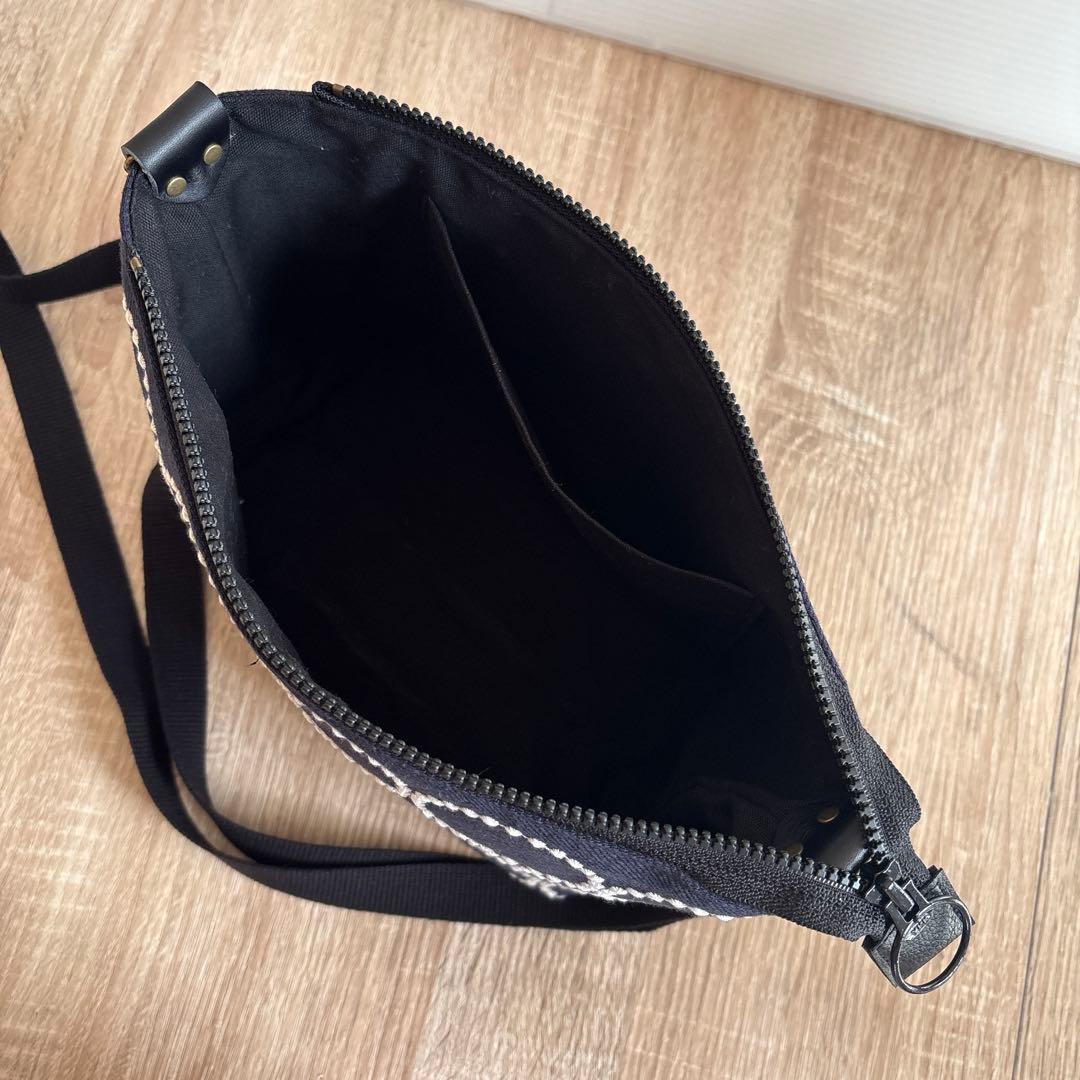 ハンドメイド　ふっくらショルダーバッグ　ミナペルホネン　タンバリン