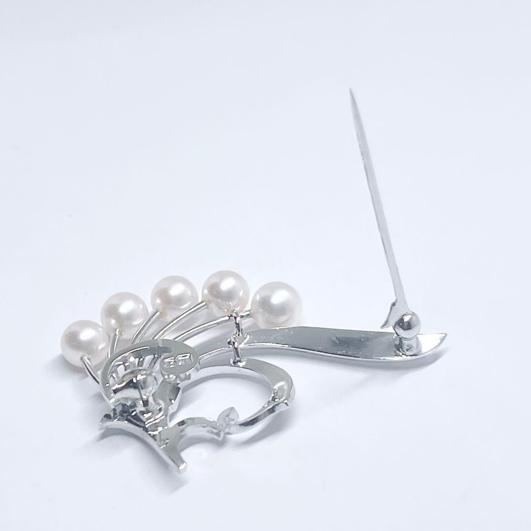美品✨MIKIMOTO ミキモト パール　ブローチ