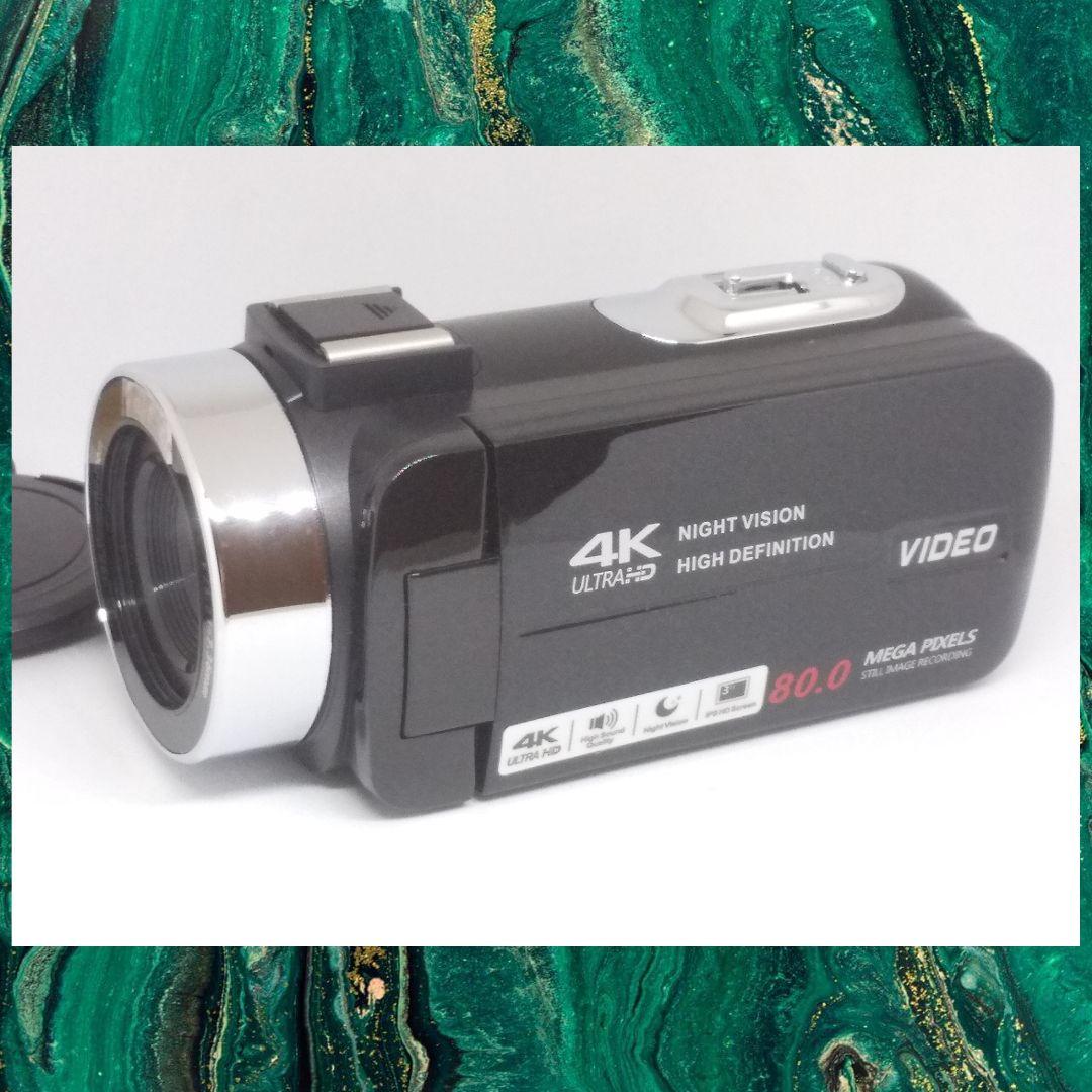 ■即日発送!!■ 4Kデジタルビデオカメラ 本体 80.0 バッテリー2個付き