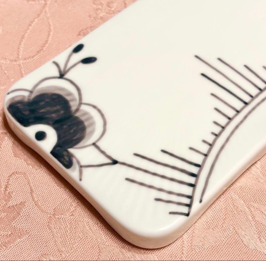 ラスト１点 ロイヤルコペンハーゲン ブラックフルーテッド　メガ　ボード　15.5