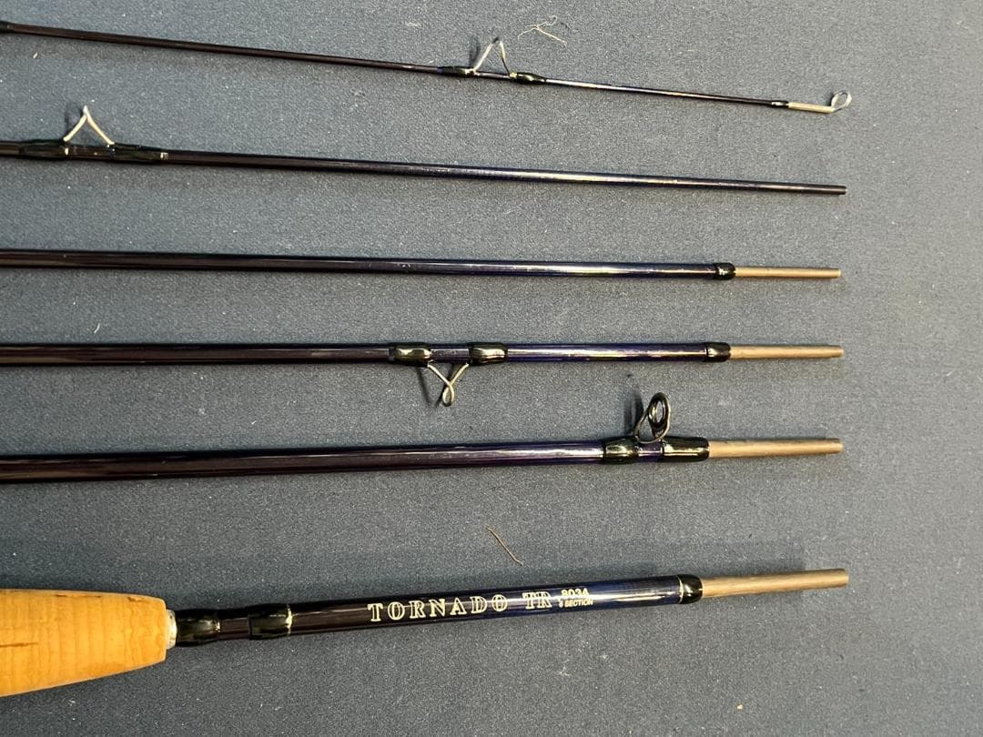トルネード8034ー6　フライロッド　フライフィッシング　フライライン