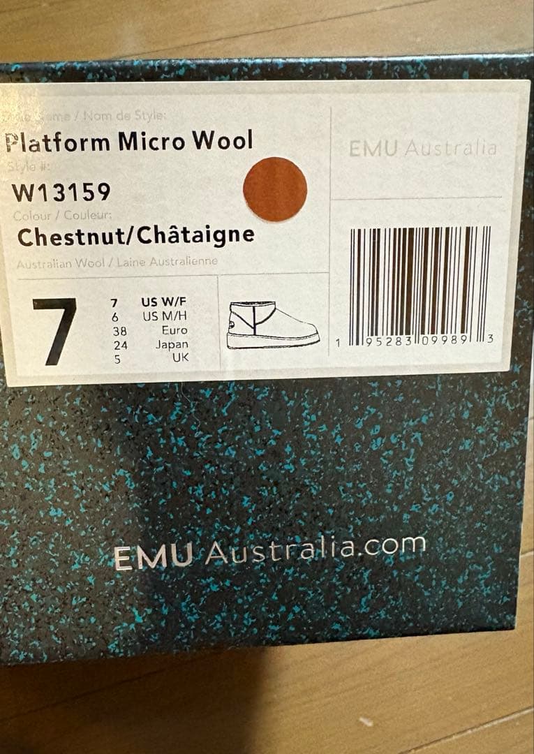 エミュー EMU 厚底ムートンブーツPLATFORM MICRO WOOL24