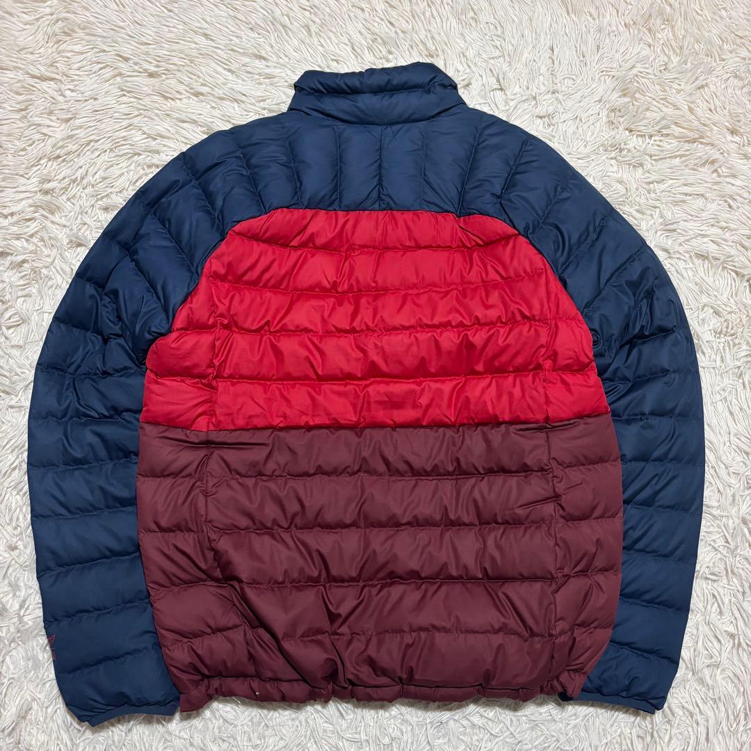 新品 エルエルビーン メンズビーンズダウンジャケットカラーブロック