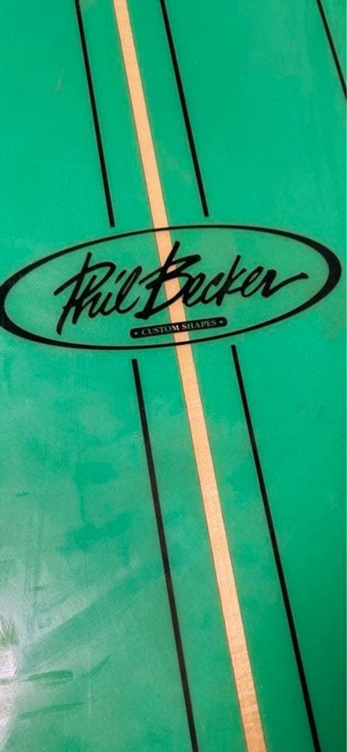 10.4ft ベッカータンカー ロングボード トリプルレッドウッドストリンガー