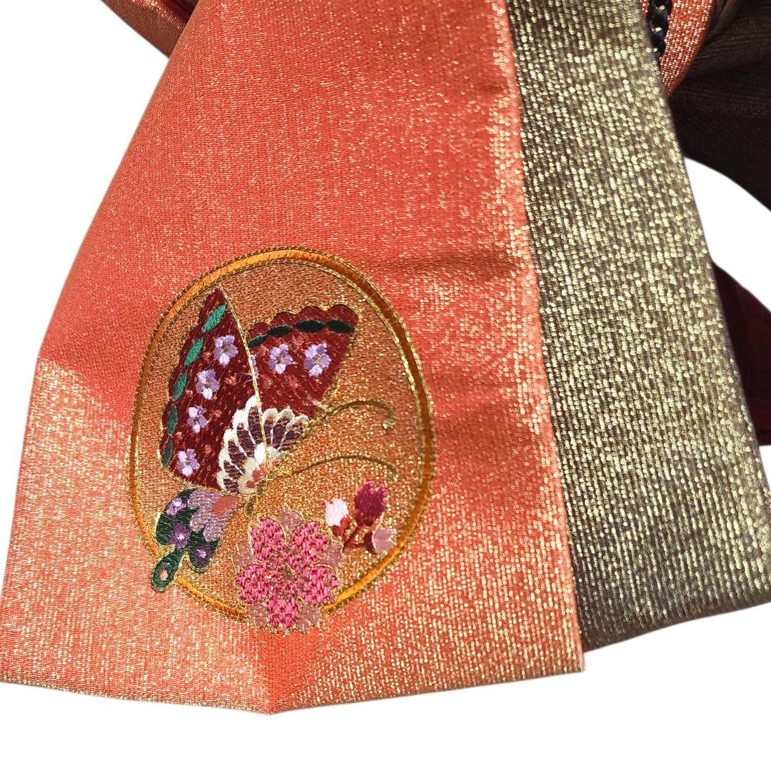 七五三 伝統的和服スタイル衣装　帯　子供用　きもの　つづれ　国産