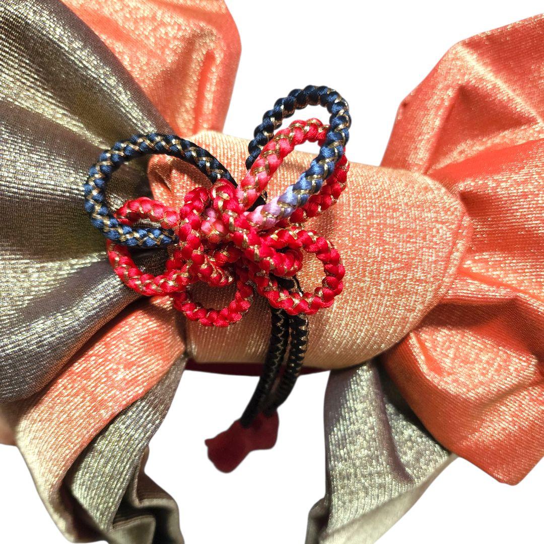 七五三 伝統的和服スタイル衣装　帯　子供用　きもの　つづれ　国産