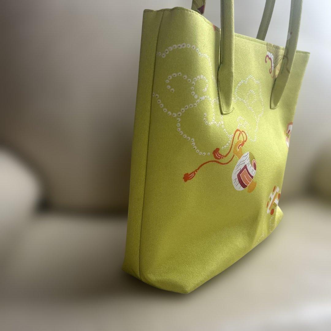 和装用トートバッグ 志ま亀宝づくし模様