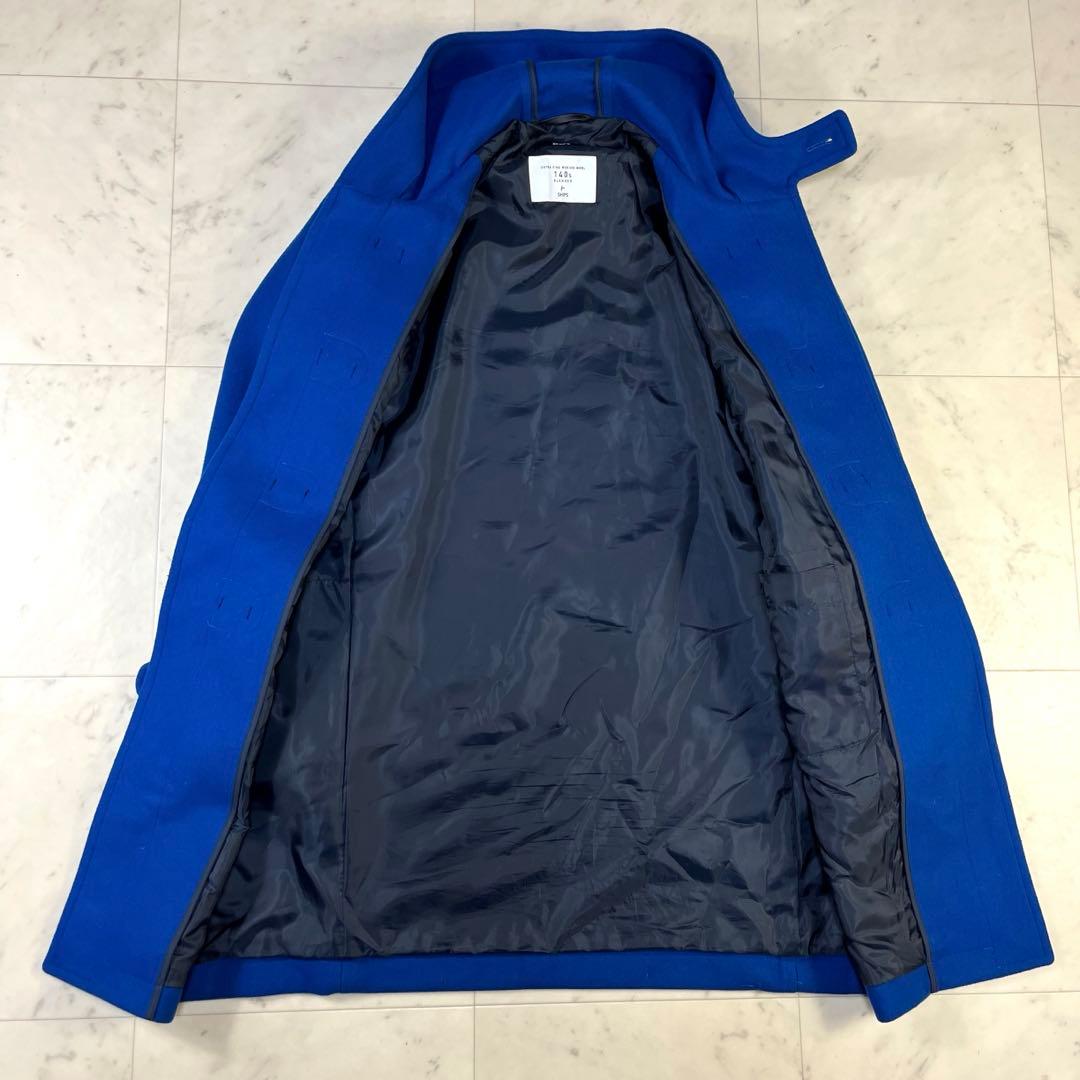 極美品♪SHIPS スーパー140'S ダッフルコート メリノウール メンズS