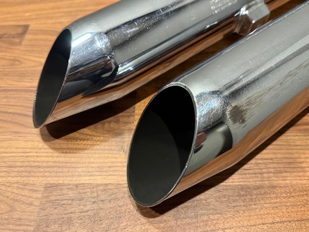 ハーレー スポーツスター バロニーカット 北米 純正 マフラー スリップオン