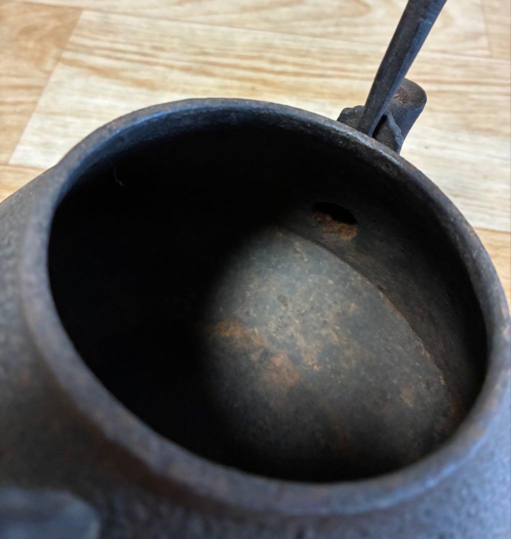 龍文堂鉄瓶　在銘