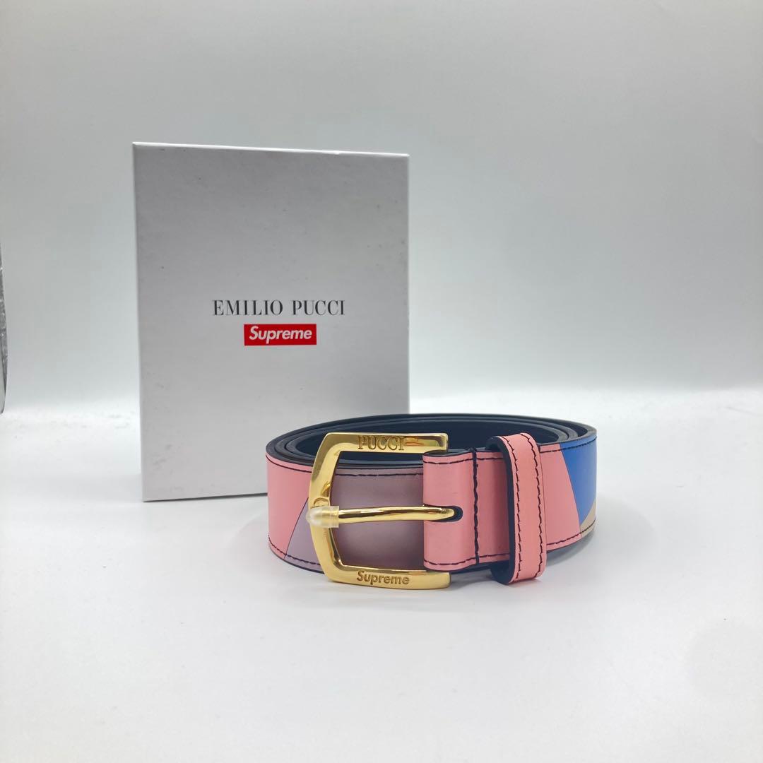 Supreme × EMILIO PUCCI Belt ピンク L/XLサイズ