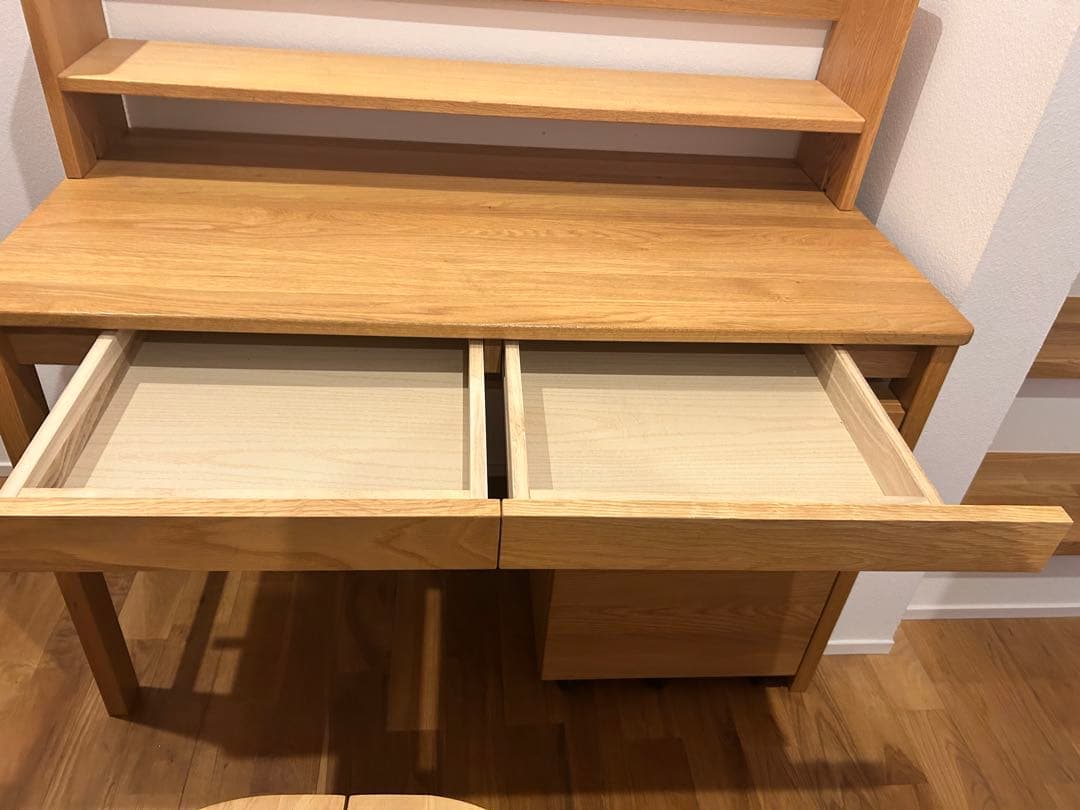 無印良品　オーク　デスク　 【引き取り限定（相模原市）】