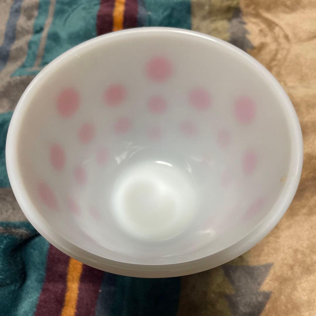 Fireking ポルカドット　ミキシングボウルSサイズ