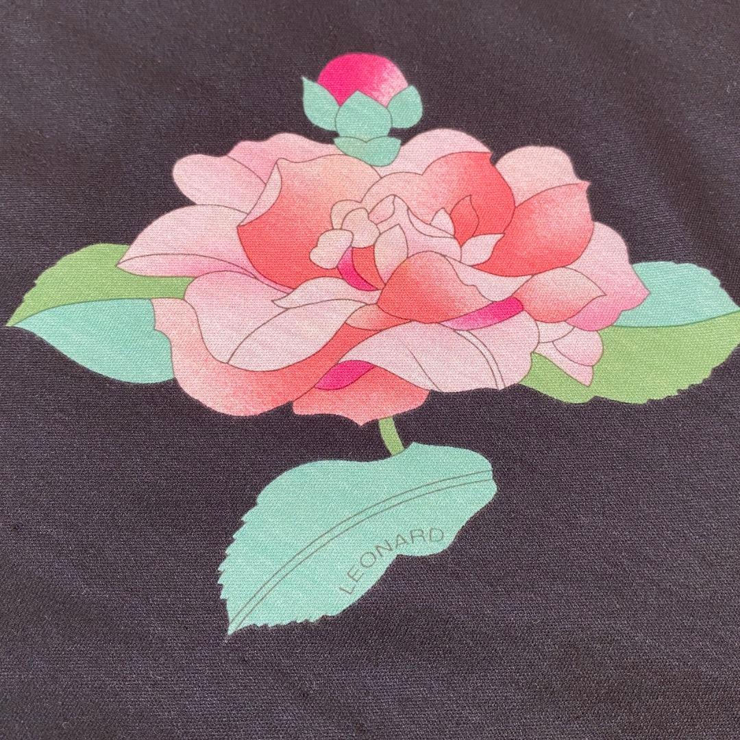 ●良品●　LEONARD　レオナール　ワンピース　Aライン　花柄　マルチカラー