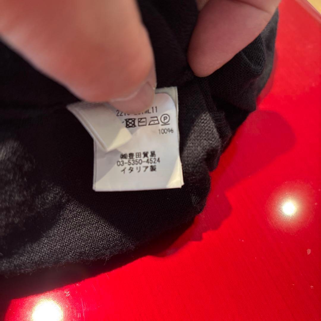 フィリッポデローレンティス／モックネックニット／ブラック／48