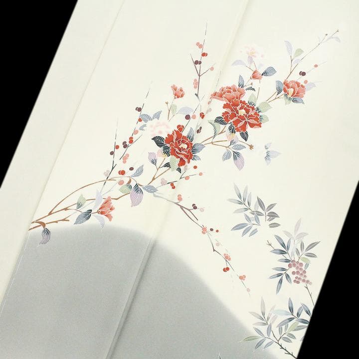 裄７０ｃｍ　作家物の【手描き本友禅染め】　新品の【トールサイズ】訪問着です