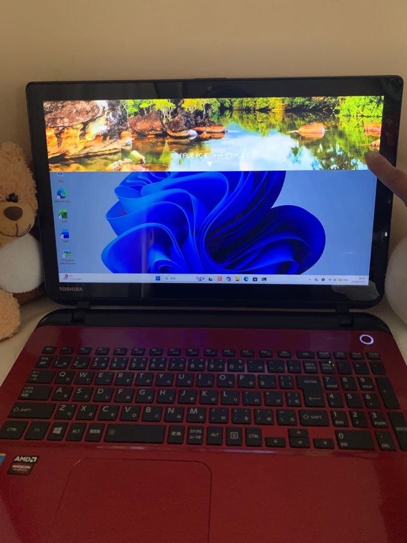 東芝タッチパネル i7\16/新品SSD480GB office2024