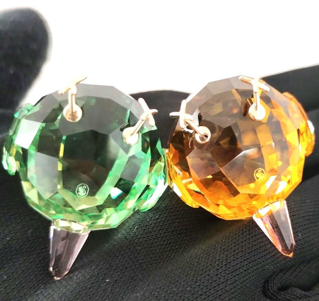 【新品未使用】 スワロフスキー 鳥 インコ ラブバード 希少♥
