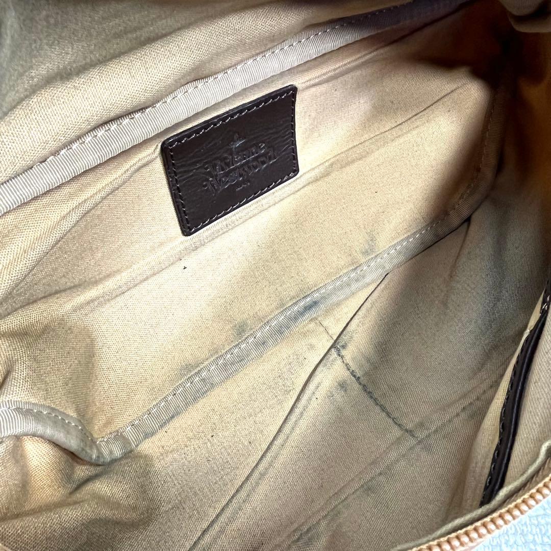 ヴィヴィアンウエストウッド ウエストバッグ/ボディバッグ キャンバス オーブ