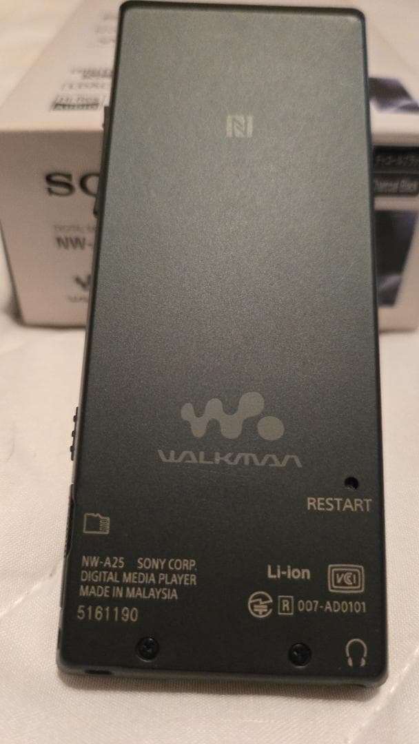 SONY NW-A25 16GB (チャコールブラック）