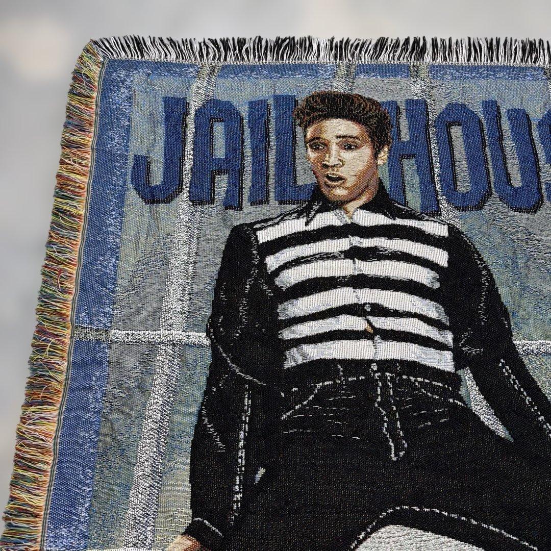 エルビスプレスリー　ブランケット　マルチカバー　ソファカバー　ラグ155x113