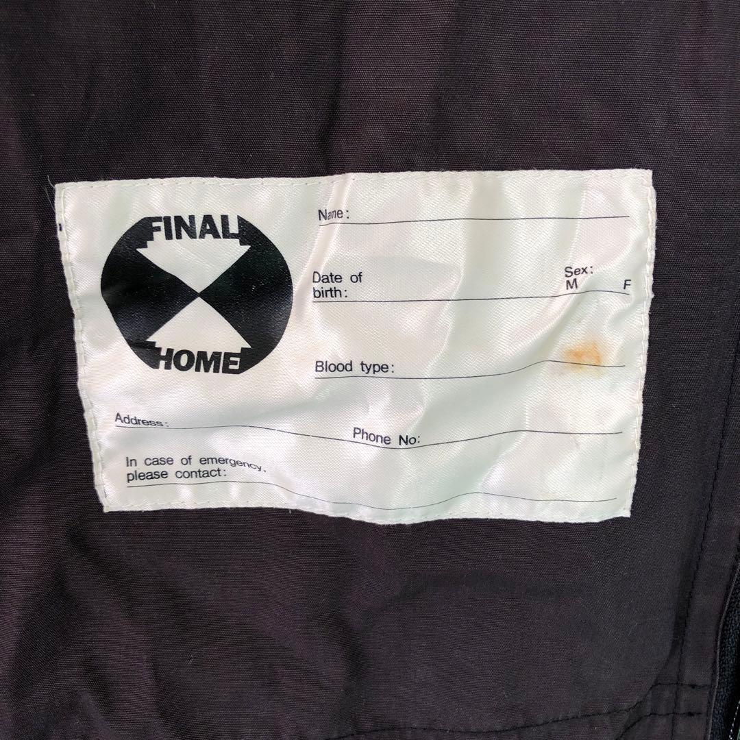 FINAL  古着 ファスナーディテール モッズコート フード付