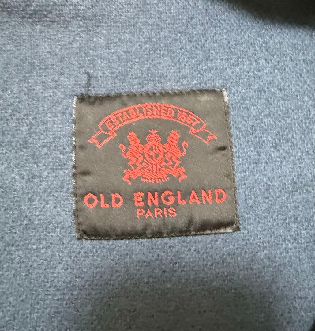 【希少カラー】OLD ENGLAND ダッフルコート　ウール　ヘリンボーン