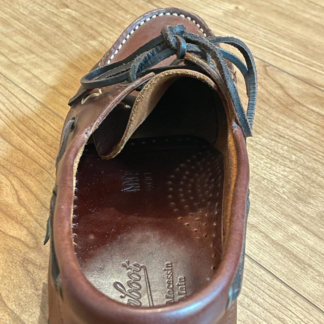 中古　パラブーツ　6 バース ブラウン　アメリカ Paraboot　0720