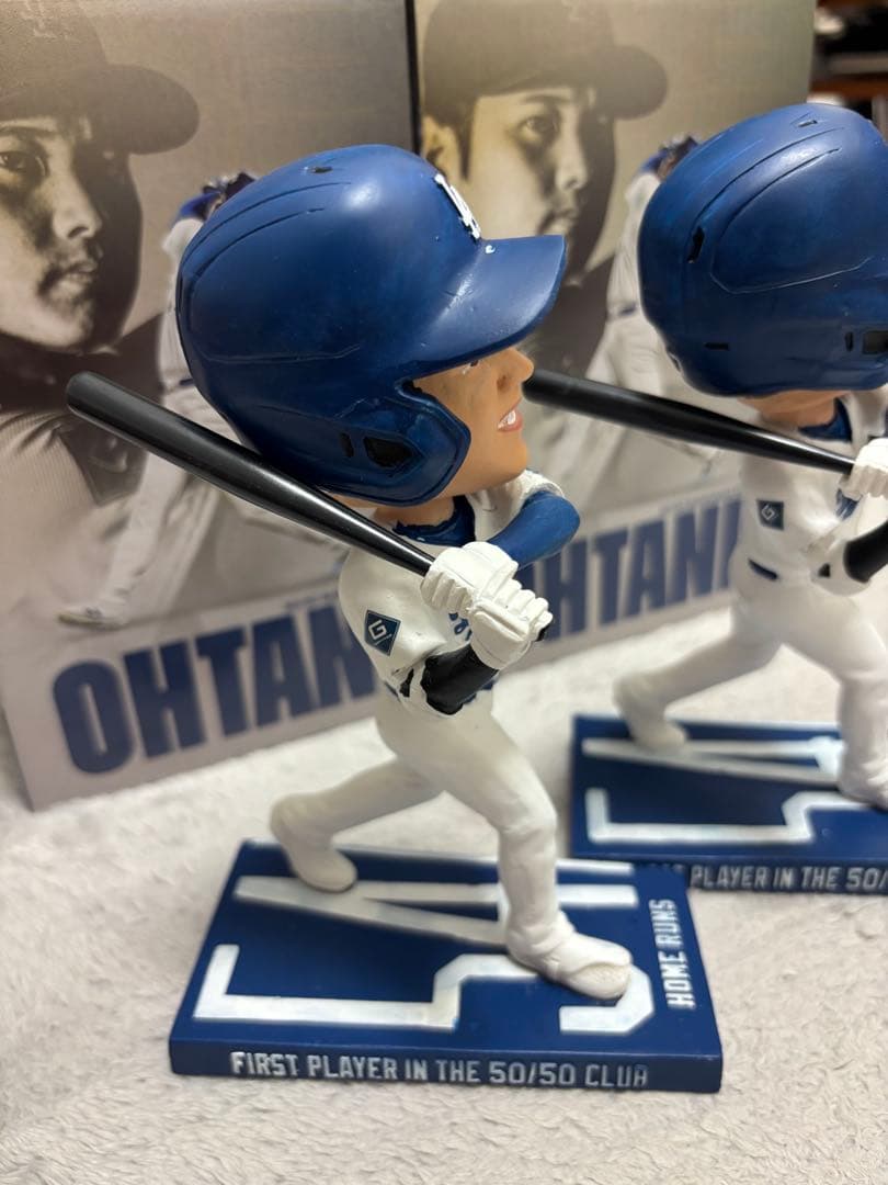 本日まで値下げ中！　大谷翔平選手 ドジャース 50/50 ボブルヘッド