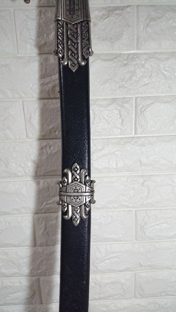 稀少 DENIX ブラック・バート 海賊サーベル 95cm シルバー 模造刀