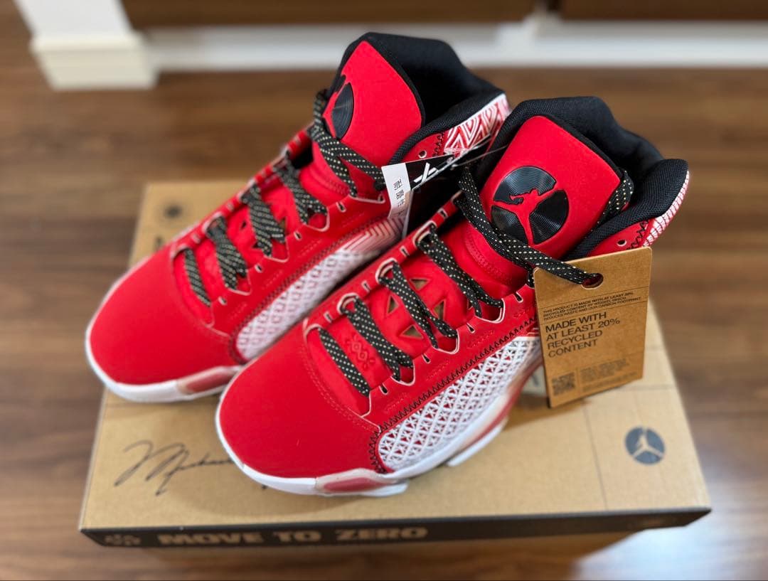 ナイキ エア ジョーダン 38 PF 新品 タグ付き　レッド　27.5cm