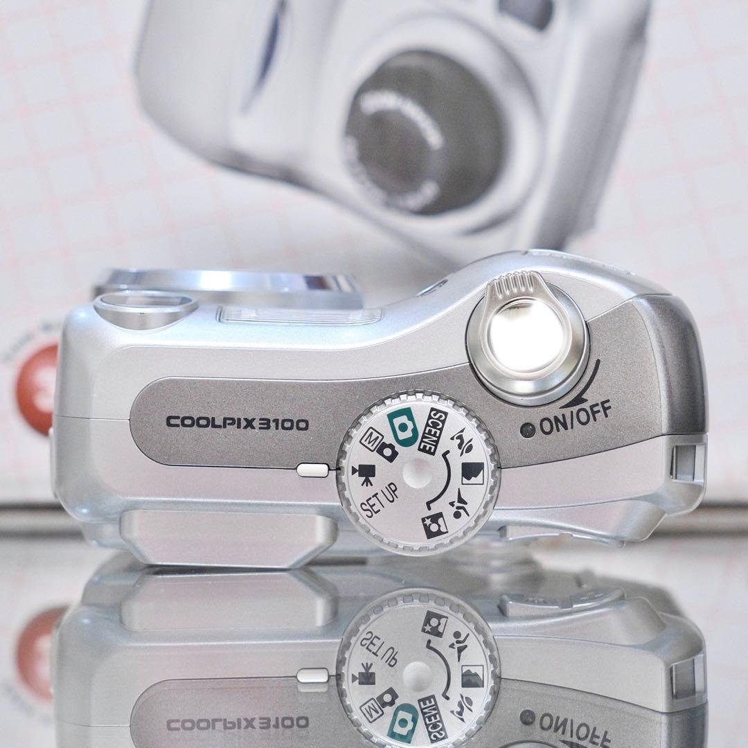 美品！動作品 平成レトロ CCD Nikon COOLPIX E3100 元箱付